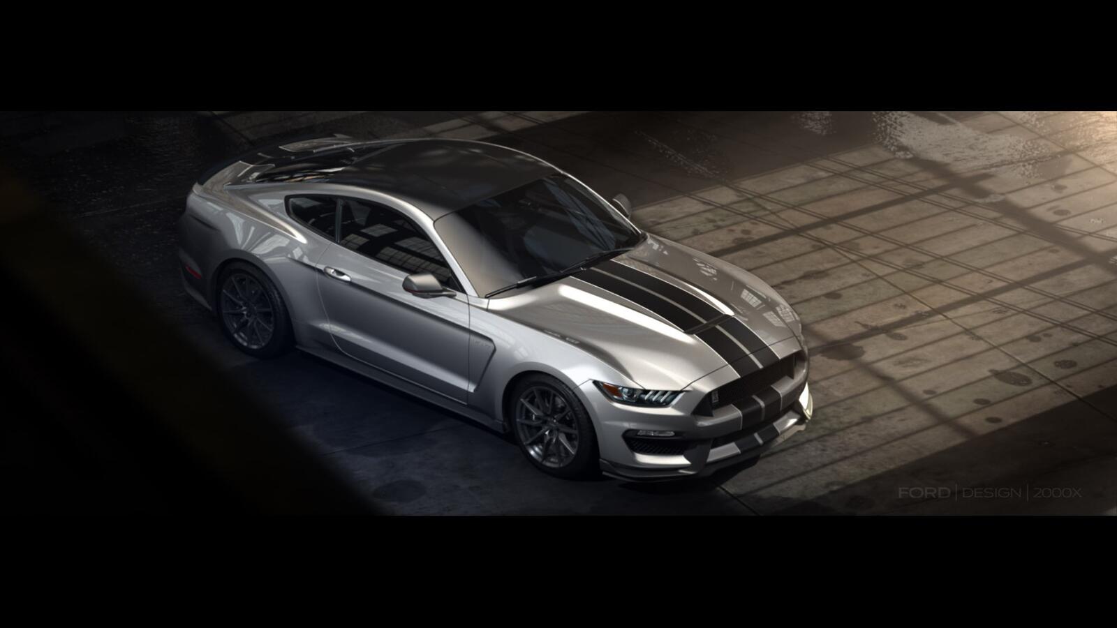 Wallpapers car Ford Mustang Shelby sports car on the desktop