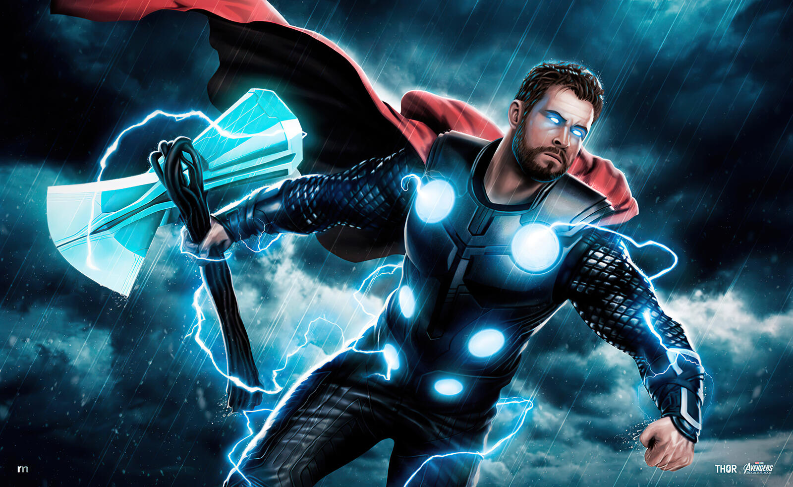 Free photo Rendering picture of Thor