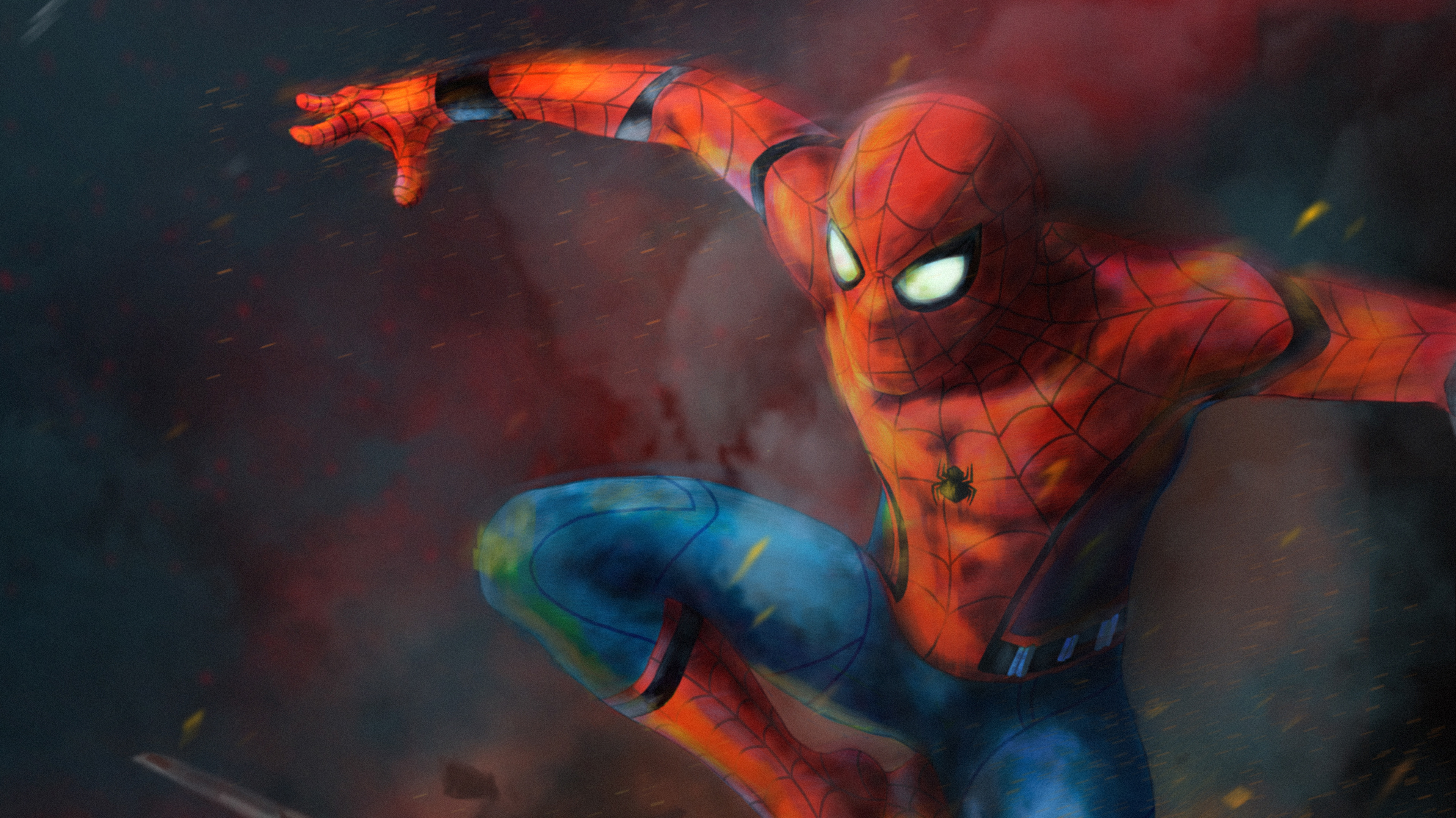 Photo free Spiderman, superheroes, artwork