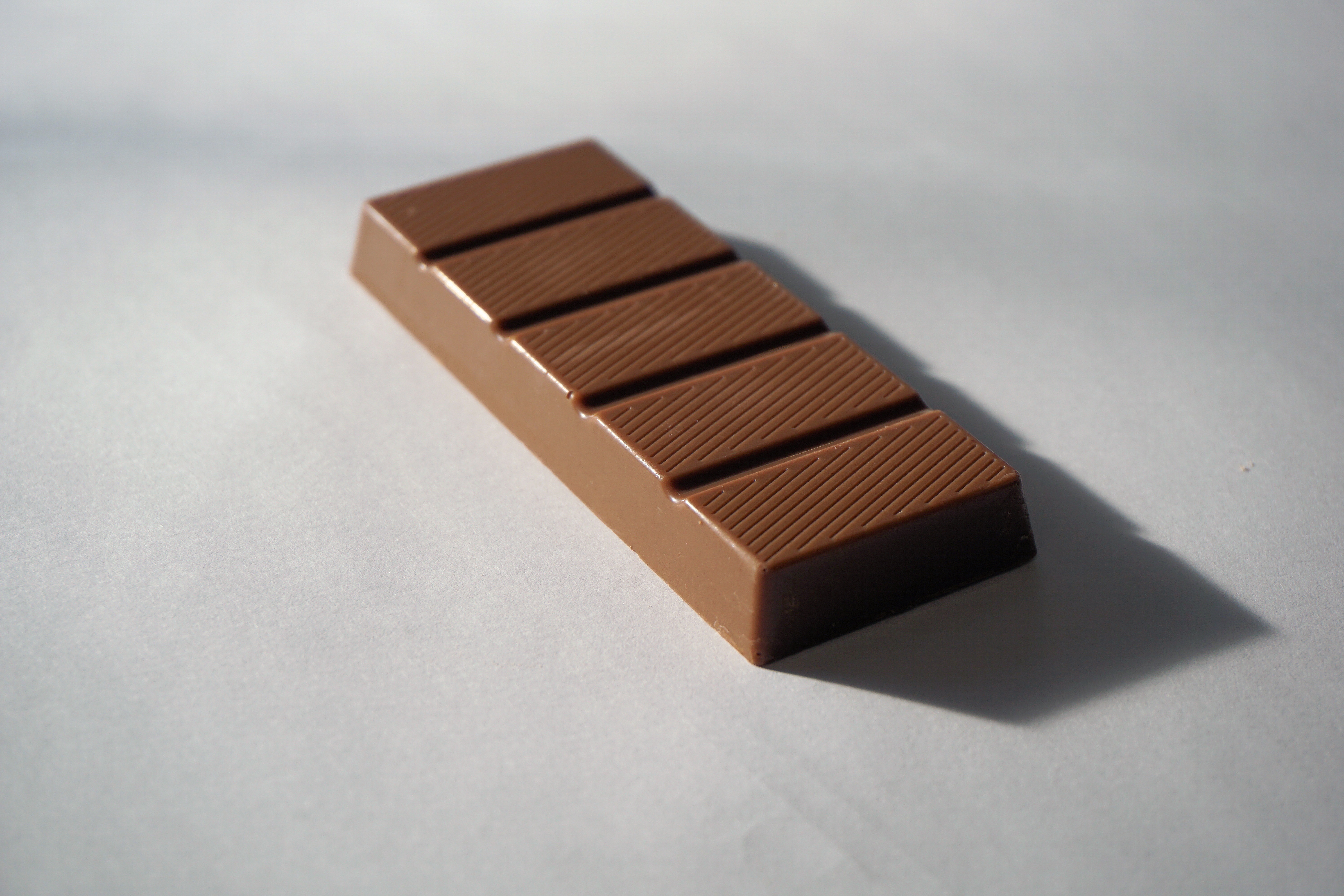 A small bar of chocolate