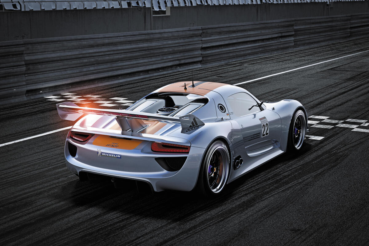 Porsche 918 in tuning