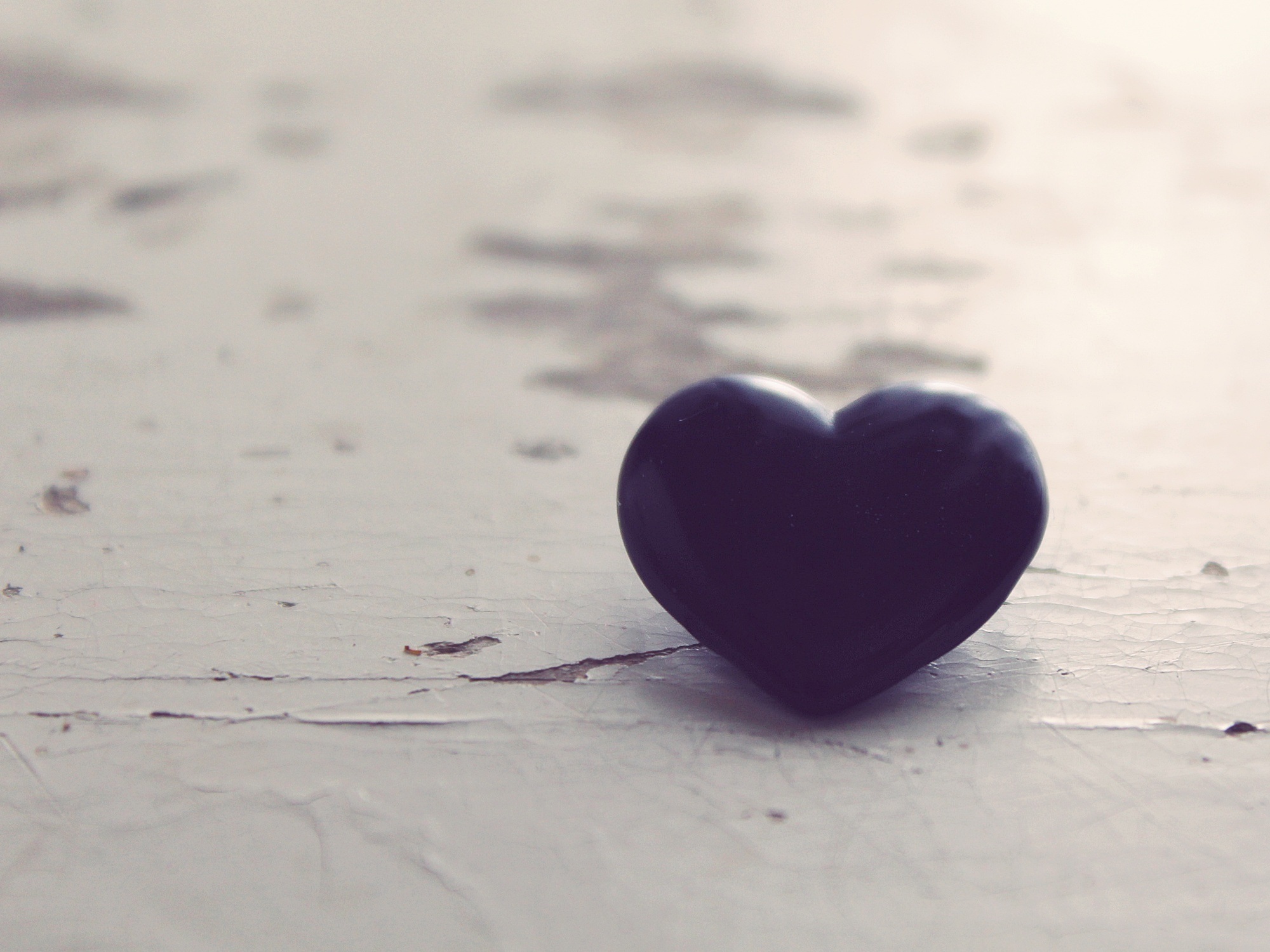 Бесплатное фото Черное сердечко