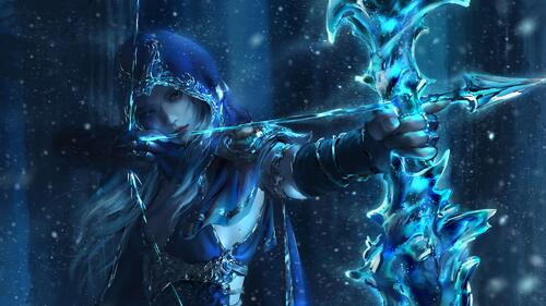 The Ice Archer from League Of Legends