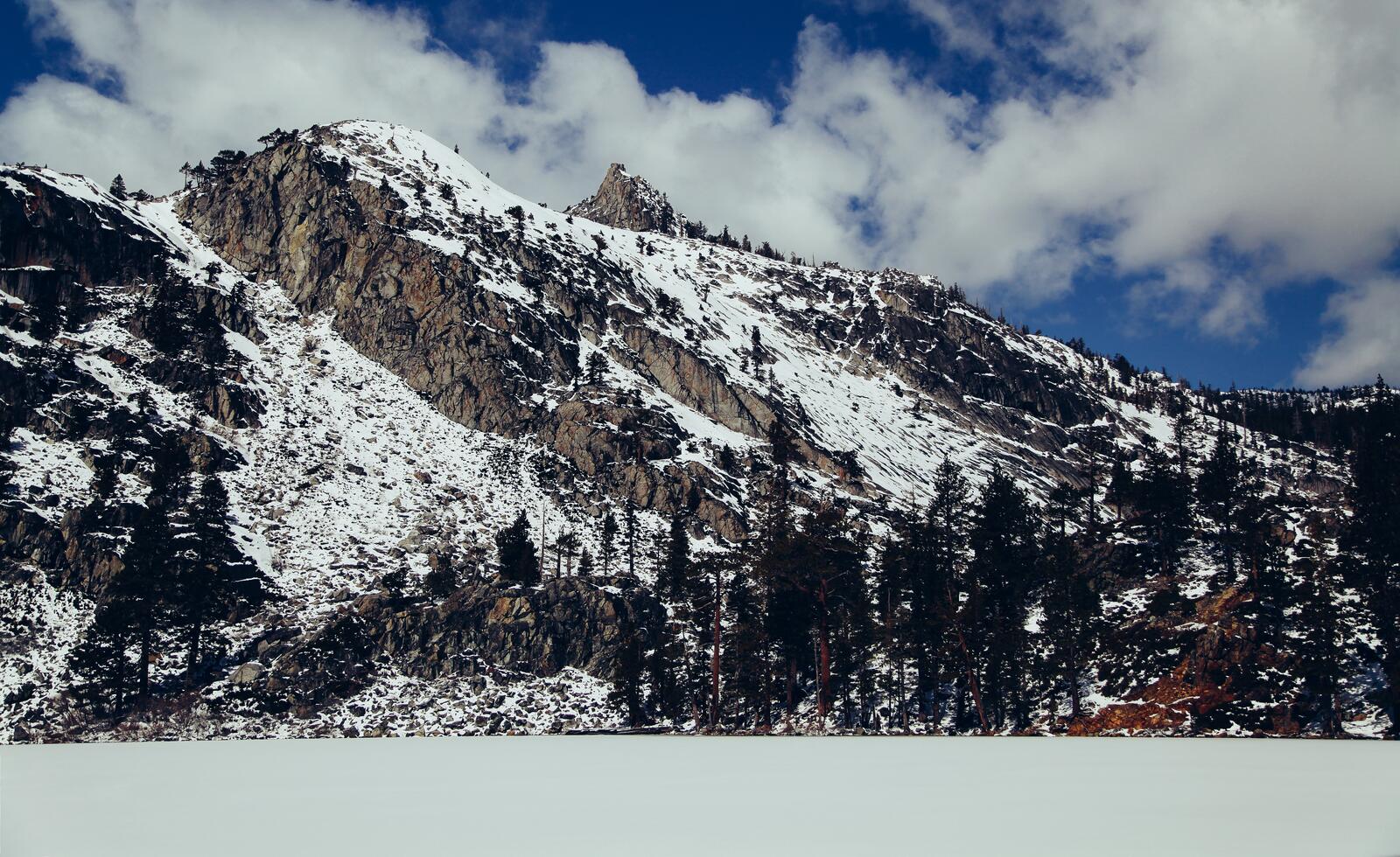 免费照片阿尔卑斯山的雪景
