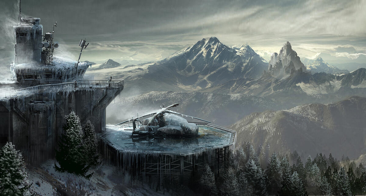 Морозный день в игре Tomb Raider