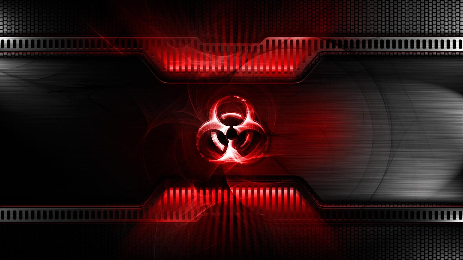 Бесплатное фото Логотип biohazard