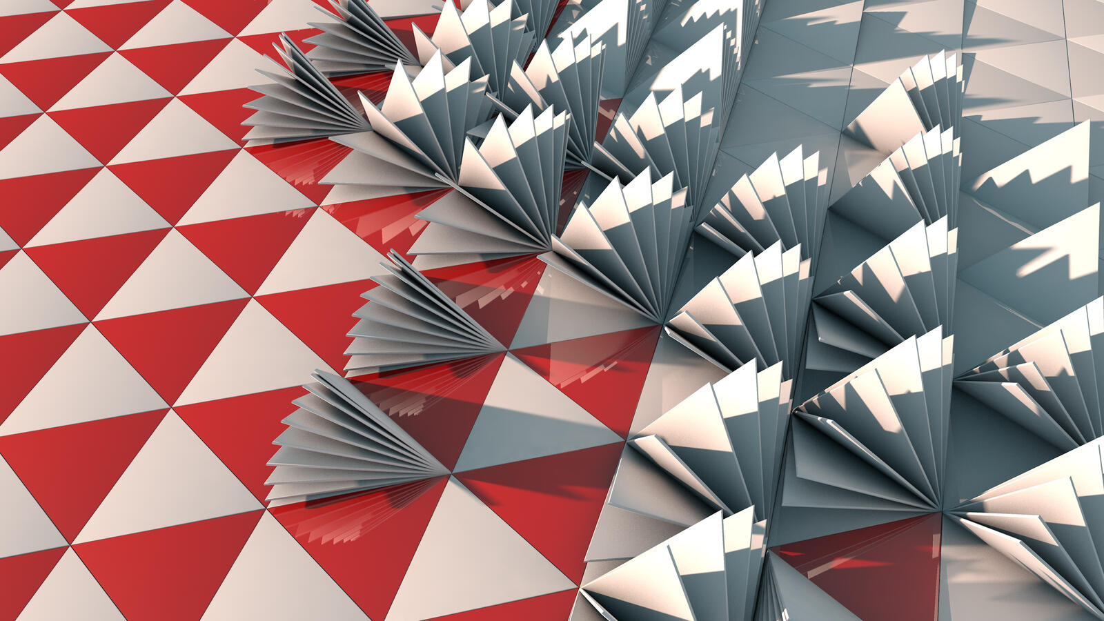 Бесплатное фото Абстрактные треугольники