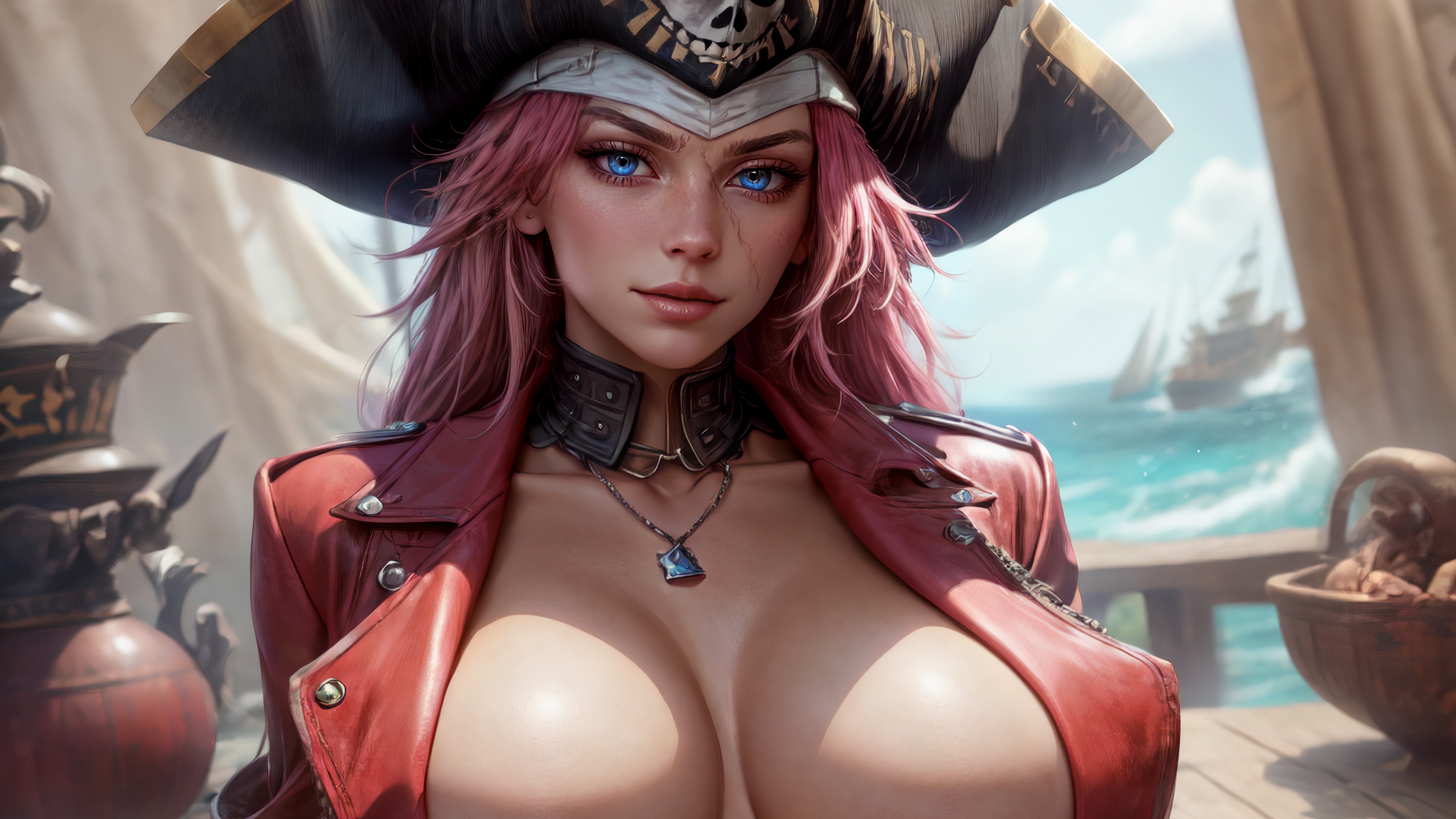 The hot pirate captain