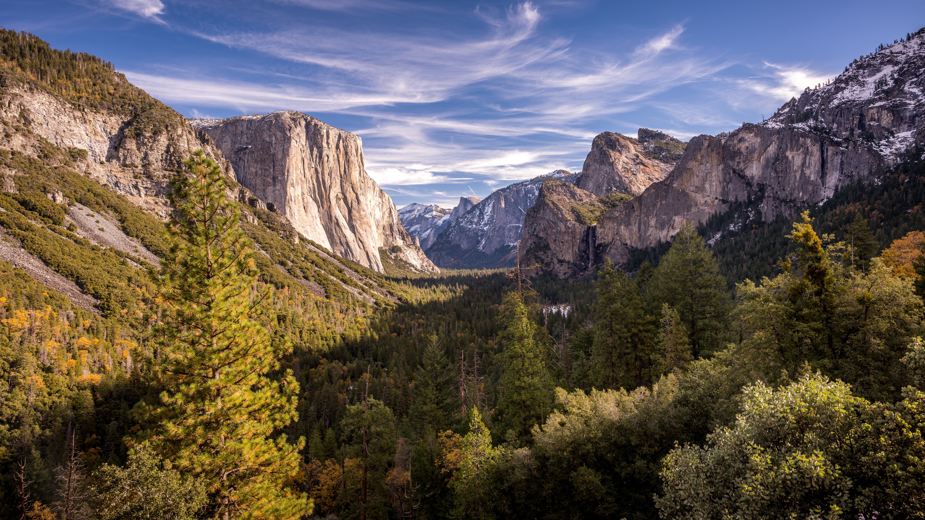 Бесплатное фото Национальный парк Йосемити в Калифорнии