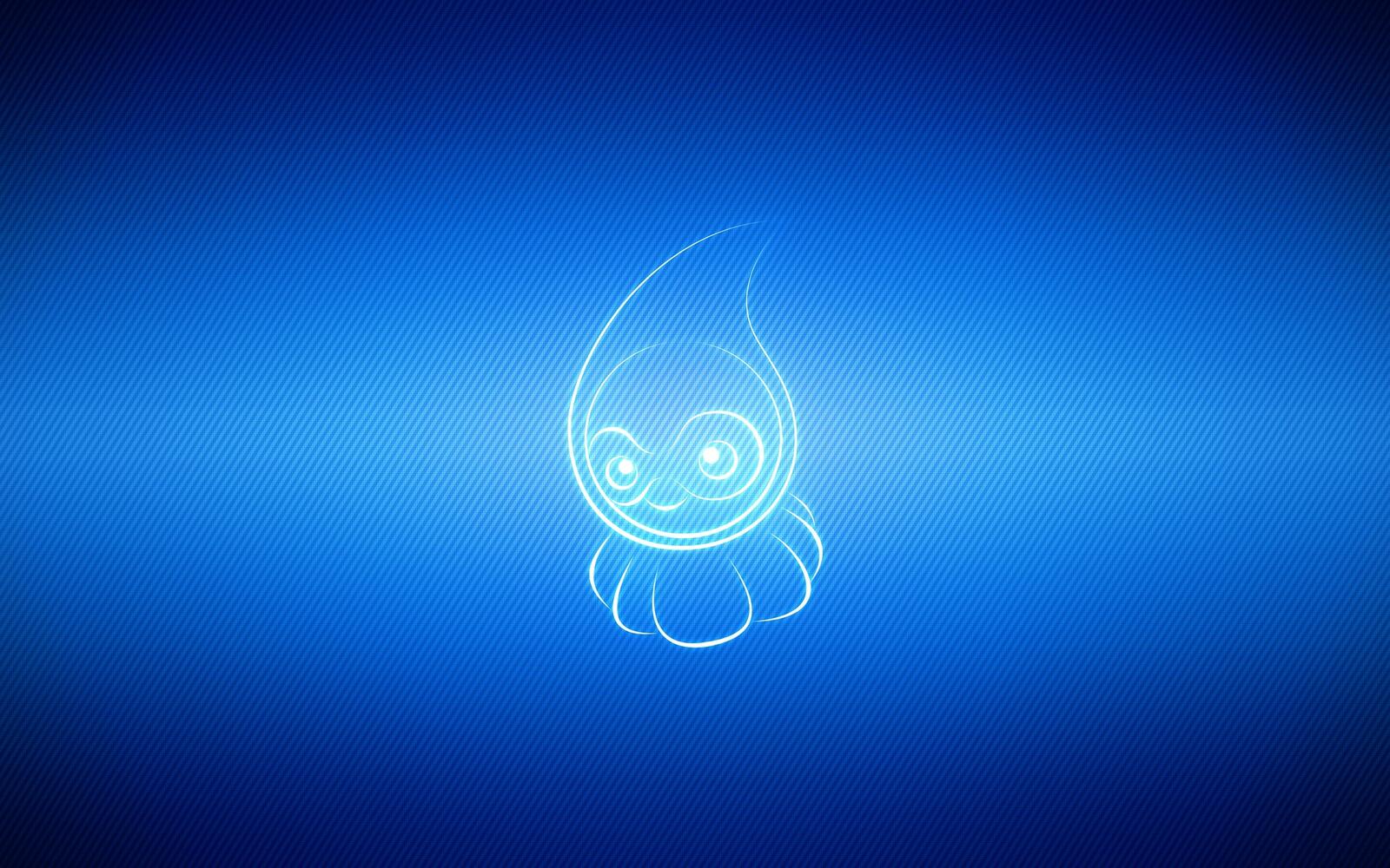 Wallpapers pokemon blue cartoon on the desktop