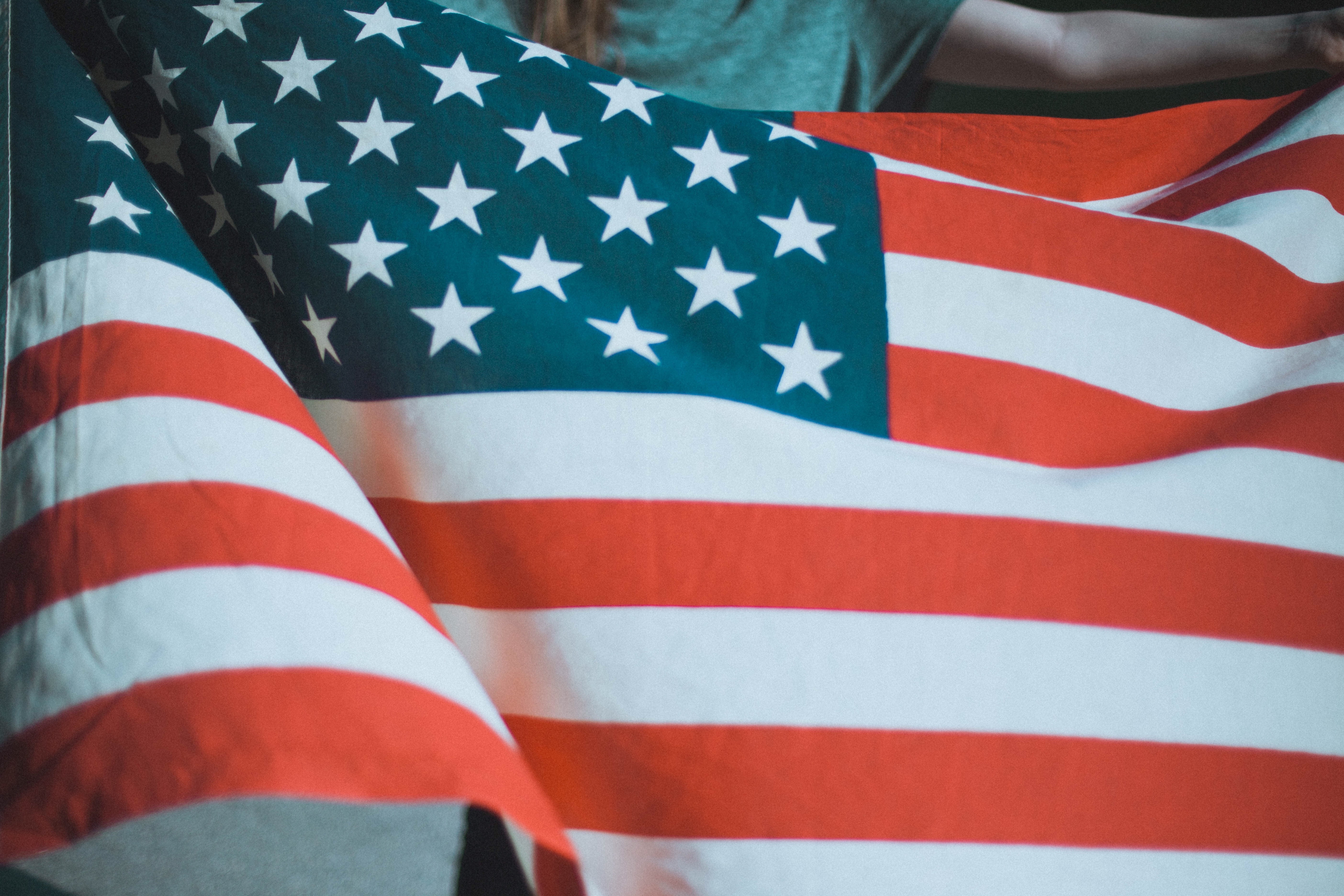 Бесплатное фото Обои с Американским флагом