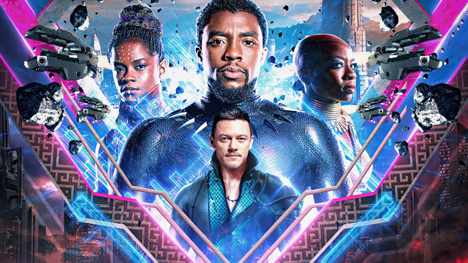 Free photo The movie black panther 2