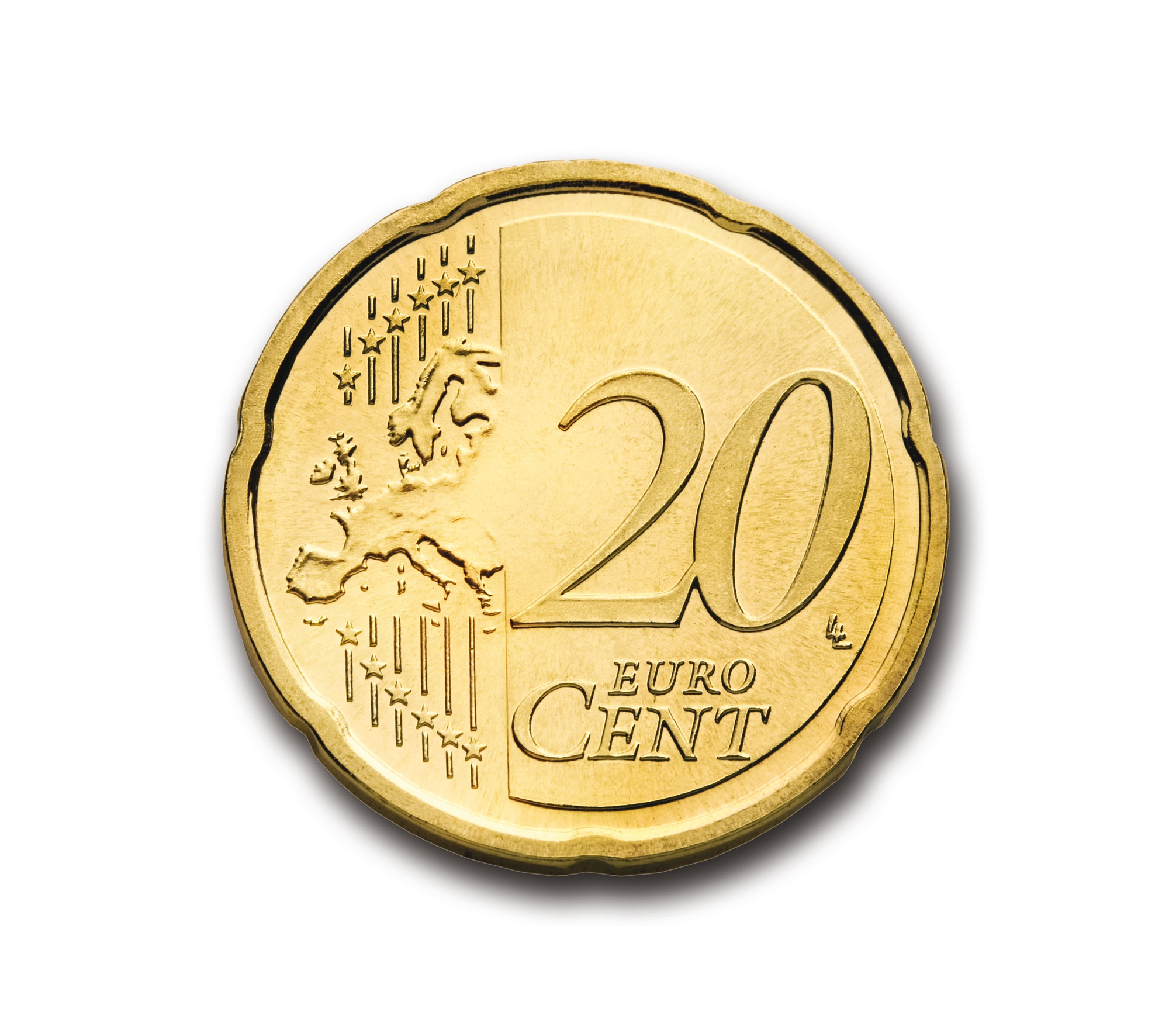 Free photo Coin 20 euro cents