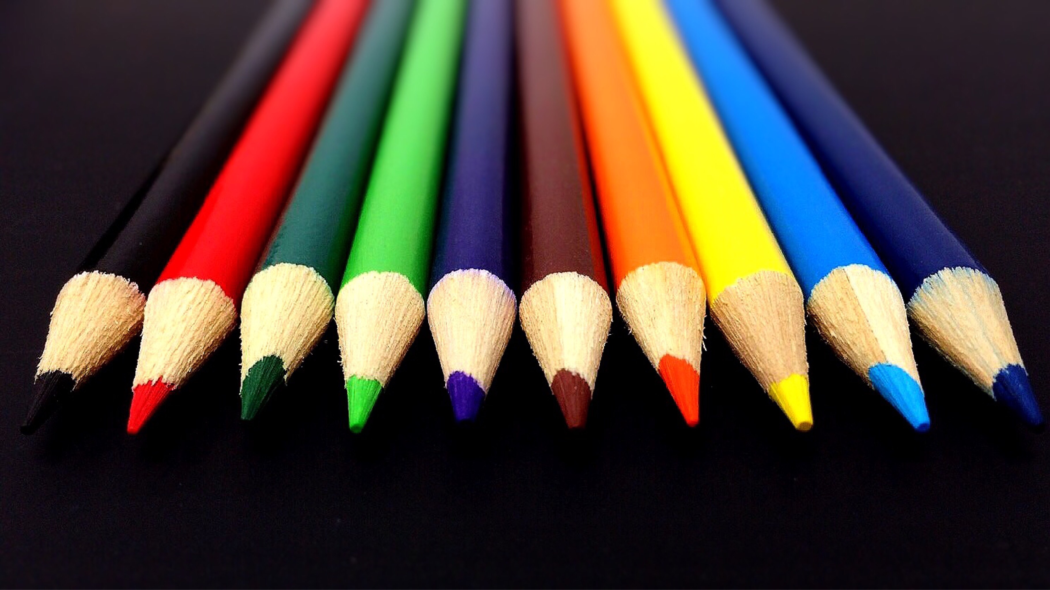 Wallpapers pencil color rainbow on the desktop