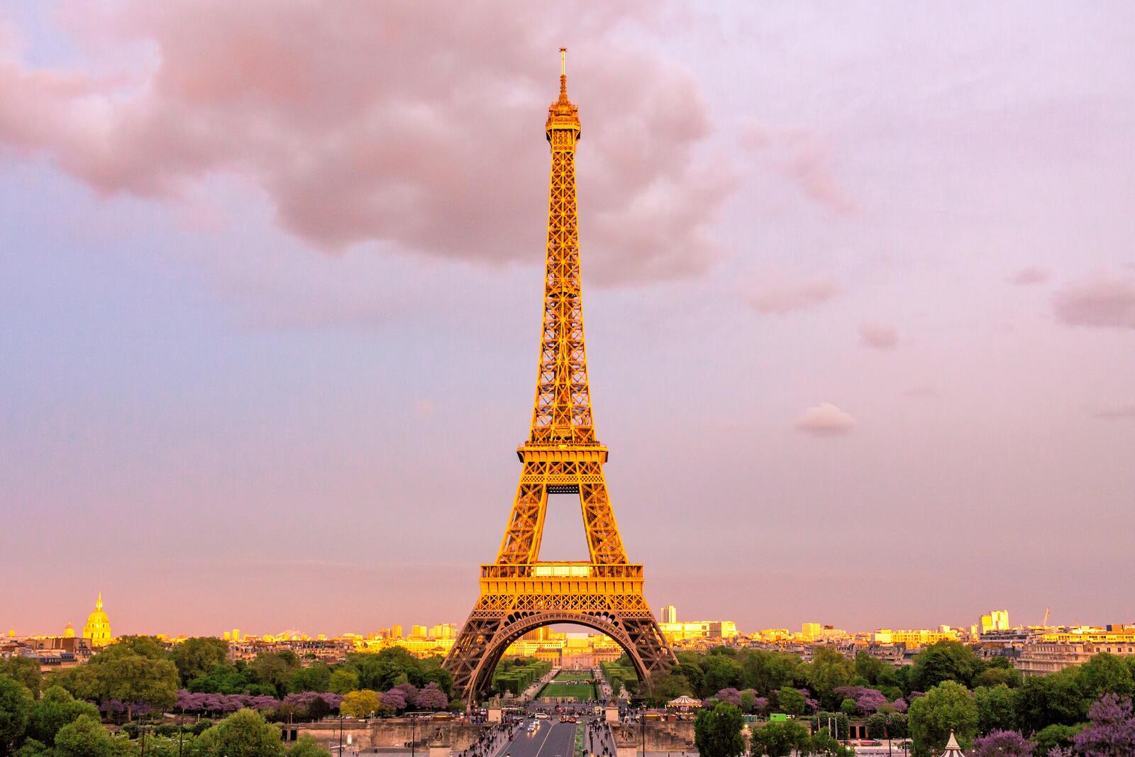 Обои Эйфелева Башня Франция Париж на рабочий стол