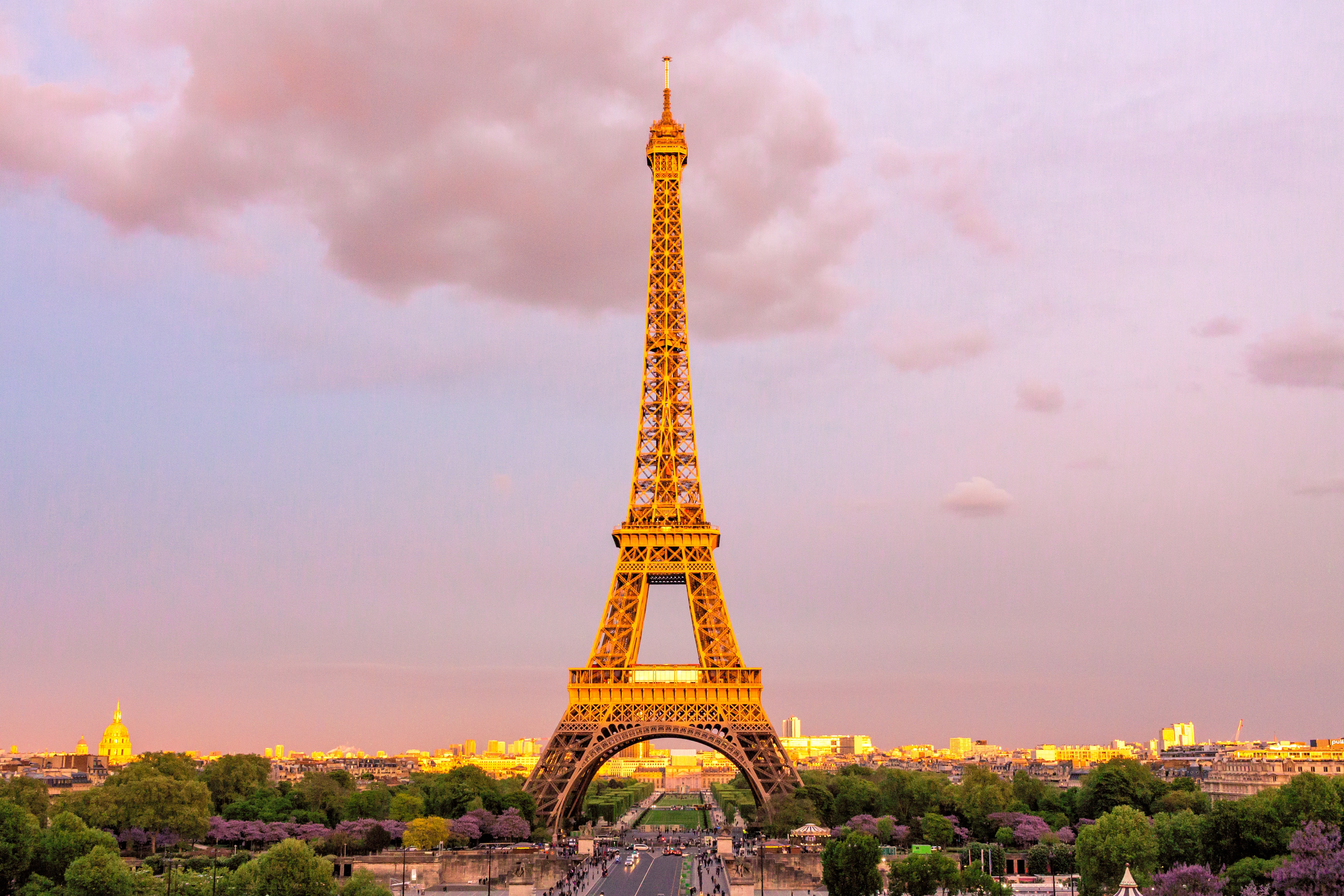 桌面上的壁纸埃菲尔铁塔 法国 巴黎