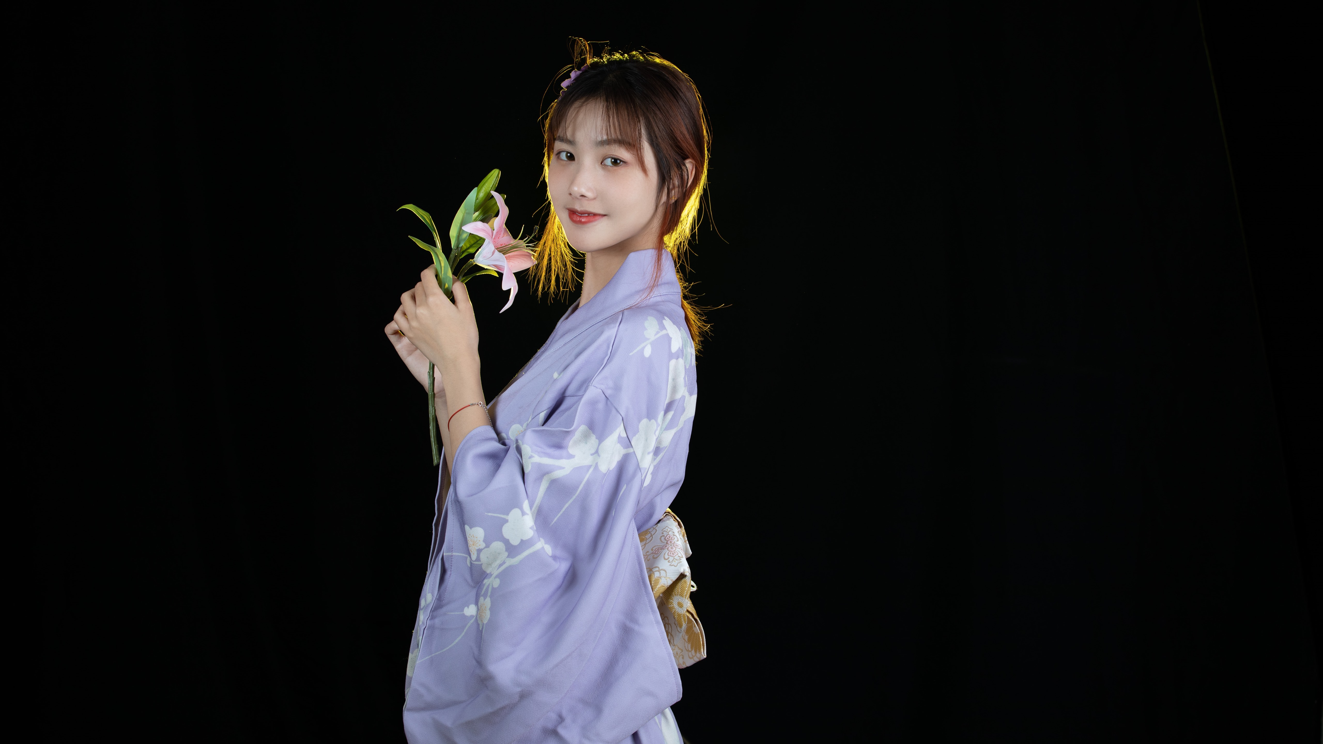 Фото бесплатно кимоно, улыбается, милая