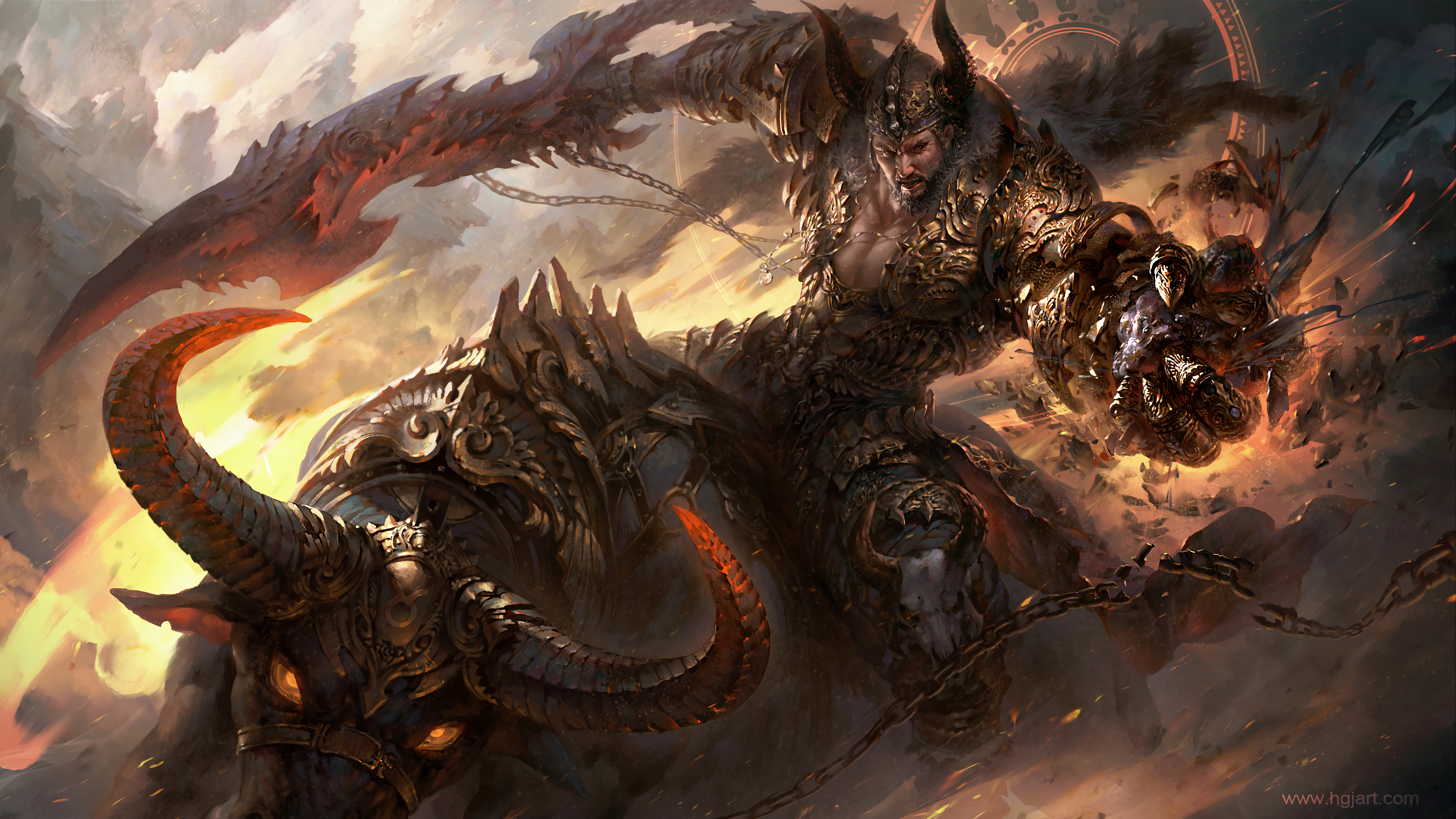 Бесплатное фото Картинка из игры Warhammer Fantasy