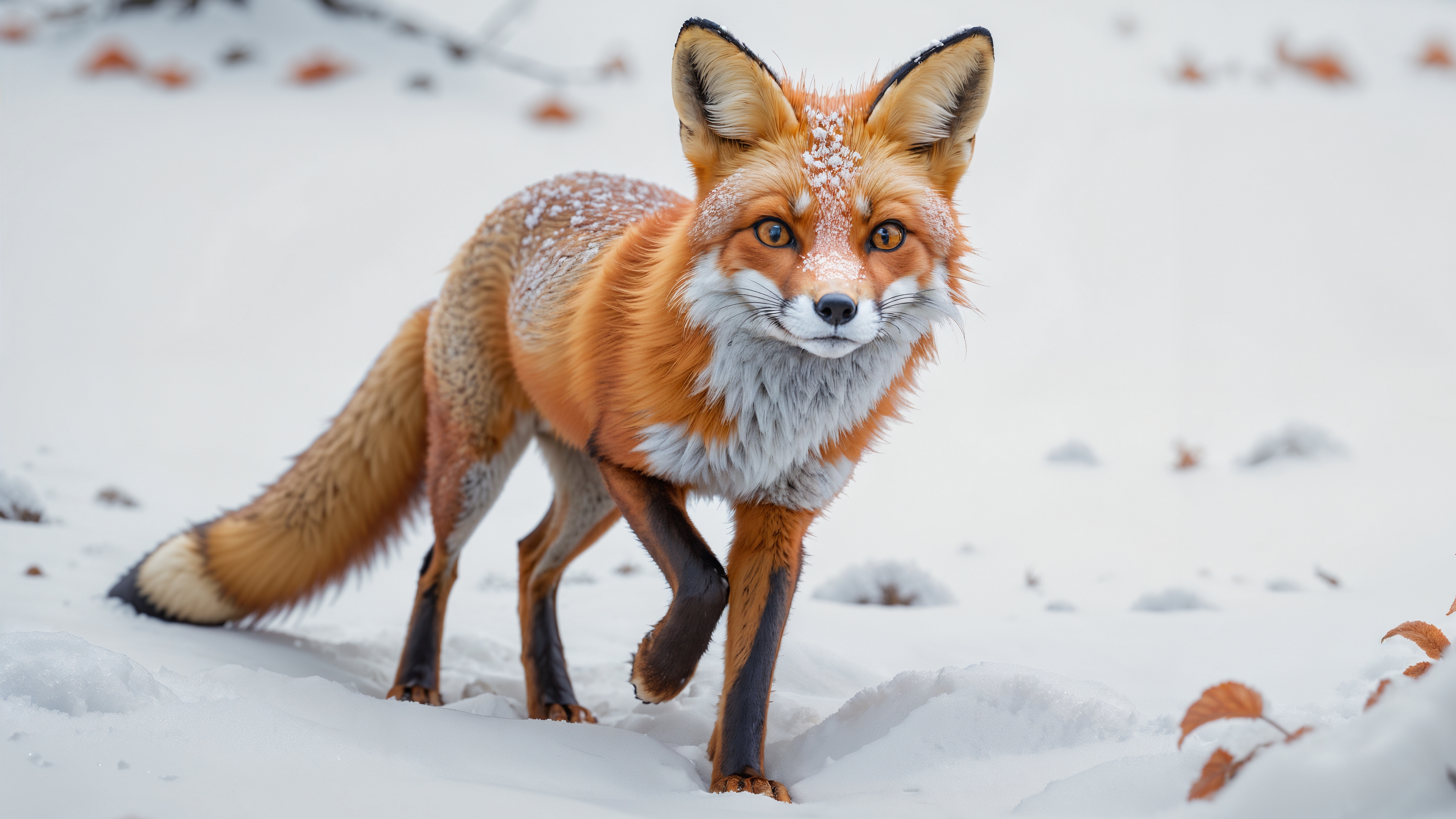 免费照片狐狸在狩猎