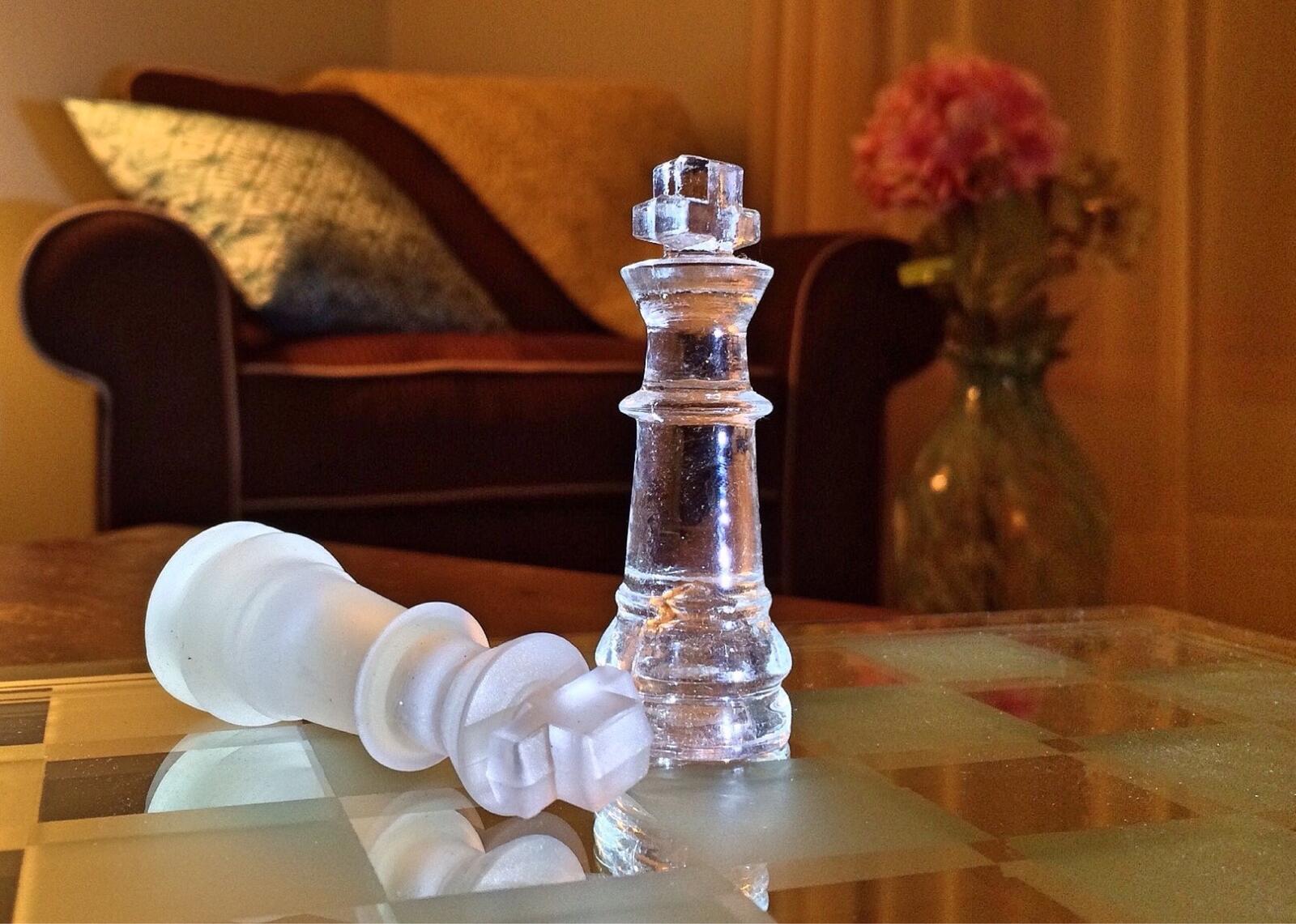 Бесплатное фото Стеклянные шахматы