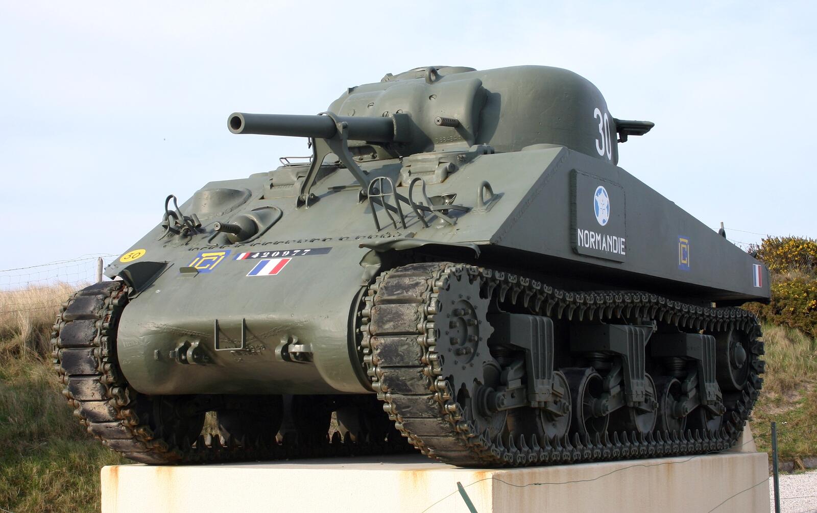 Бесплатное фото Американский музейный танк шерман
