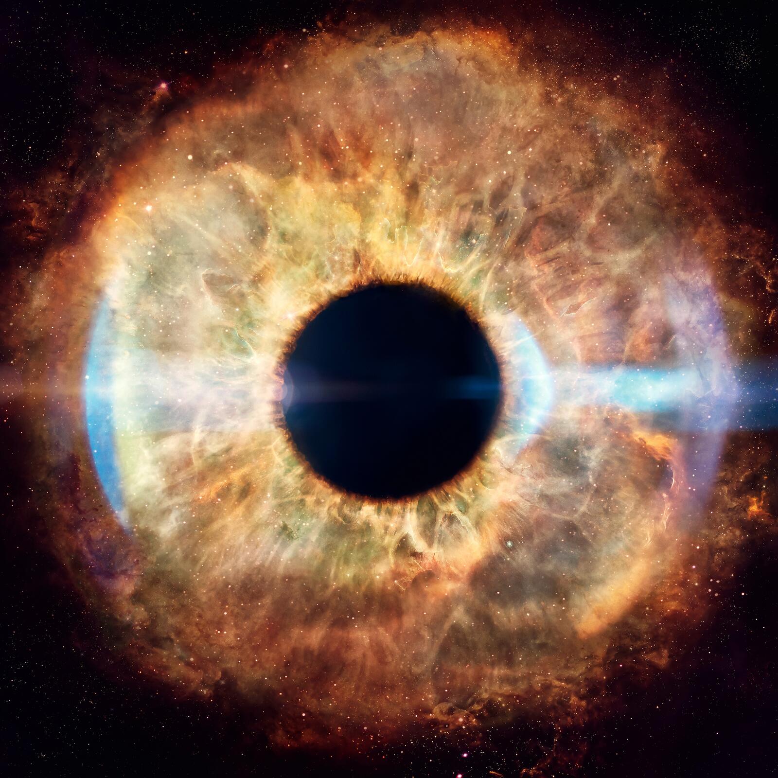 Бесплатное фото Взрыв звезды и образование черной дыры