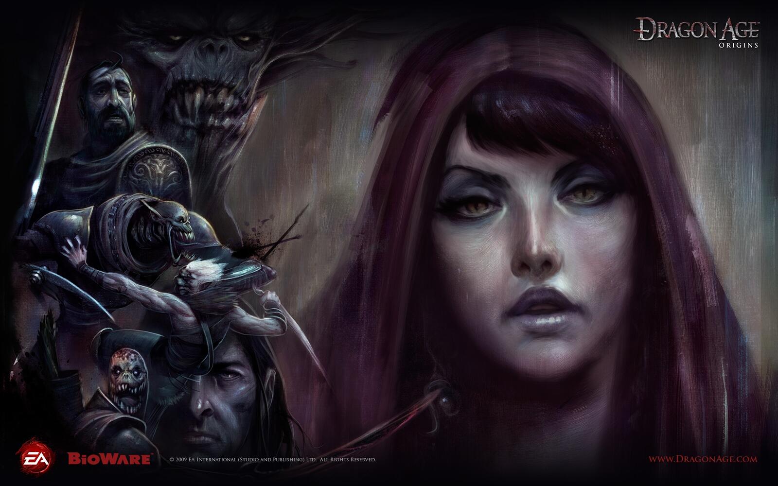 Бесплатное фото Заставка из игры Dragon Age Origins