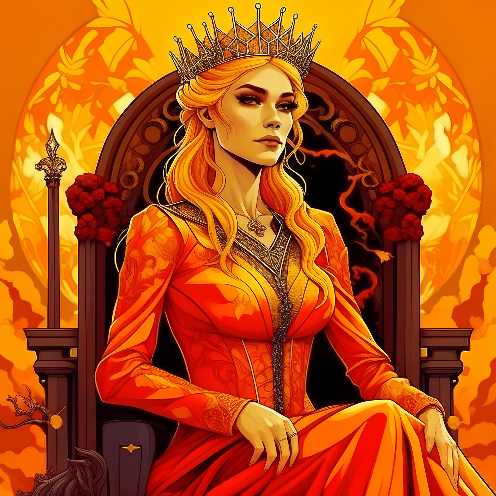Бесплатное фото Cersei Game of Thrones