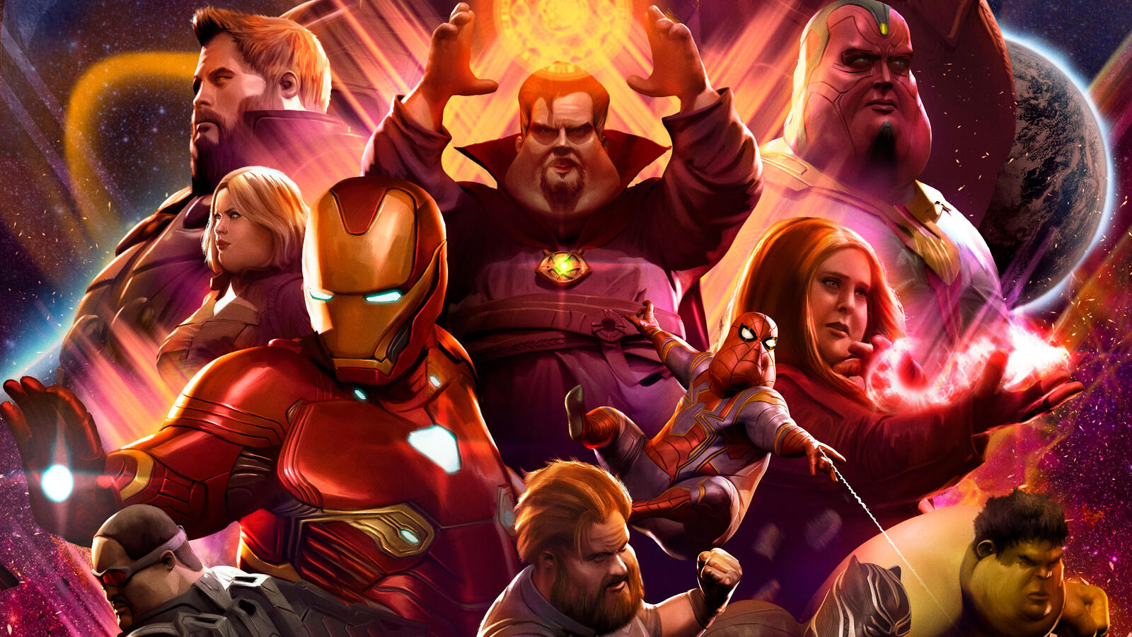Wallpapers avengers infinity war Behance artwork on the desktop
