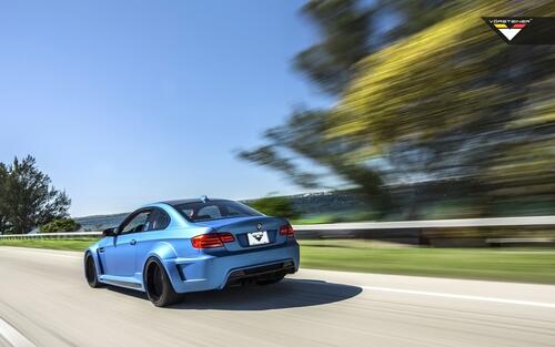 BMW M3 on the move