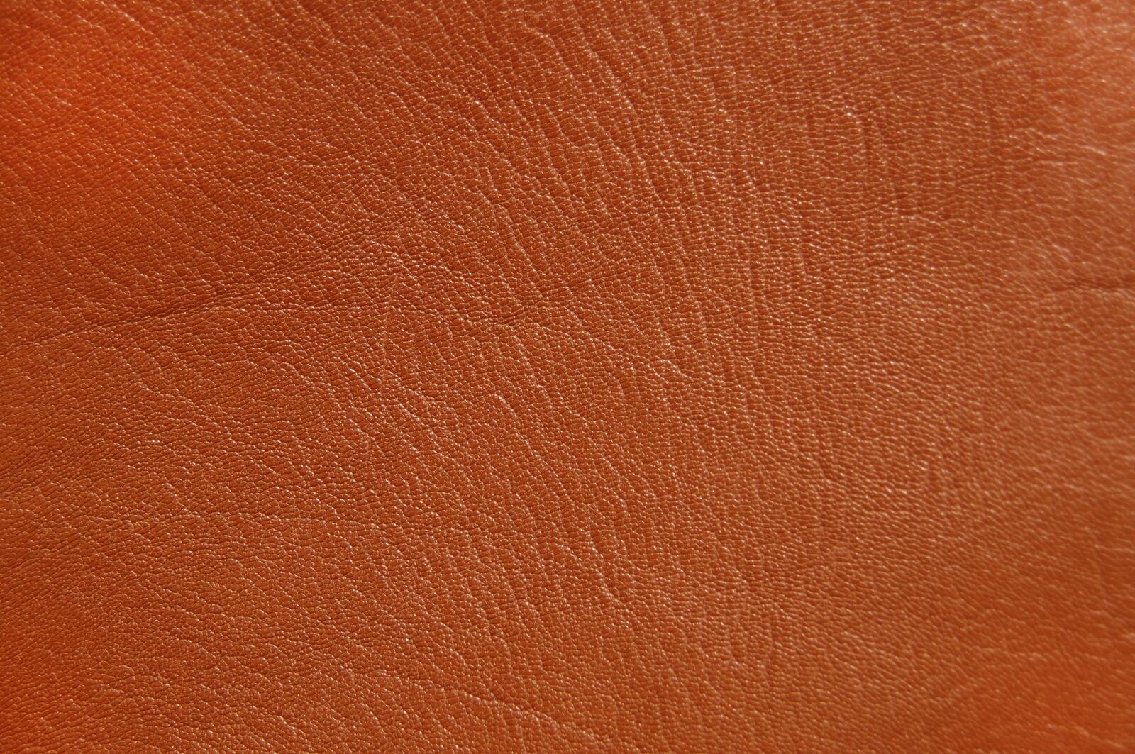 Free photo Brown leather background