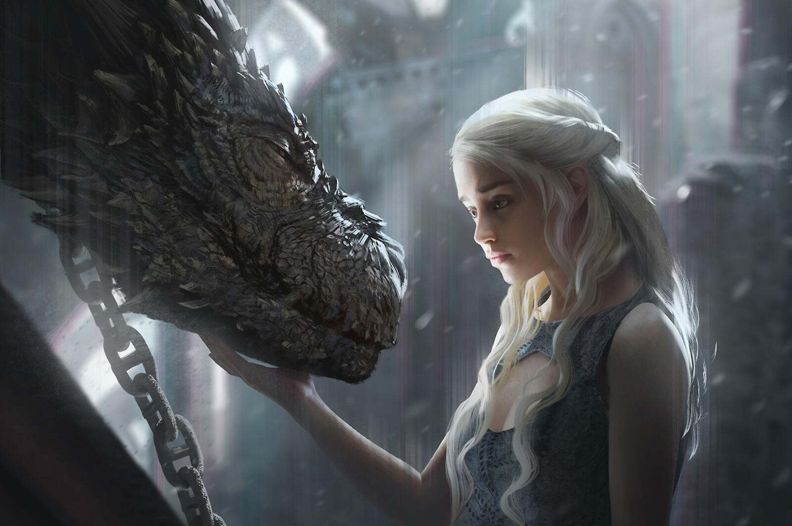 Wallpapers Game Of Thrones Daenerys Targaryen dragon on the desktop