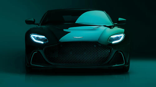 Aston martin dbs front lights in black