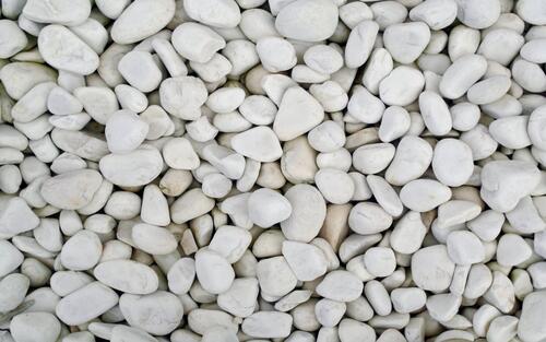 Морские камушки белого цвета