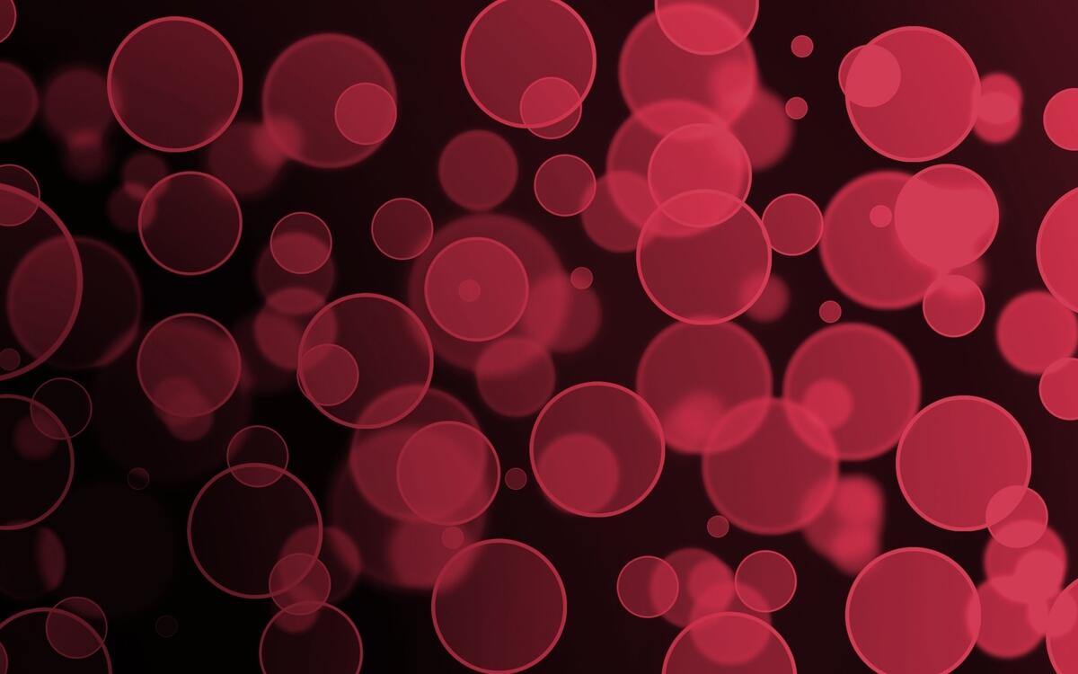 Red abstract spots