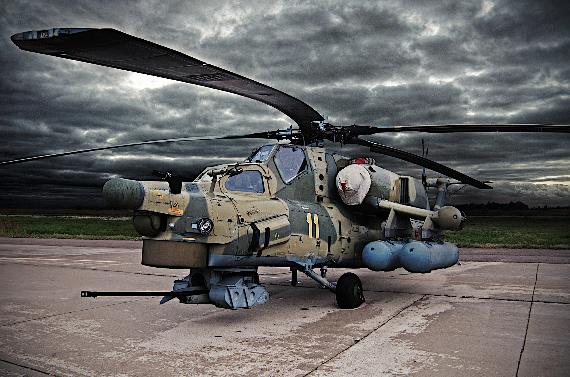 Фото бесплатно вертолет, боевой, авиация