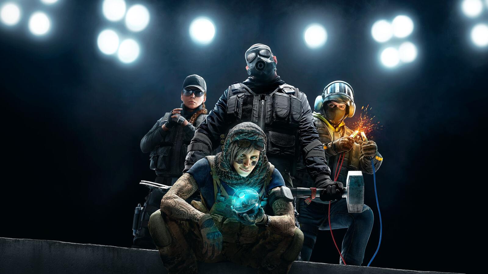 Free photo Heroes from the game rainbow six siege ultimate edition