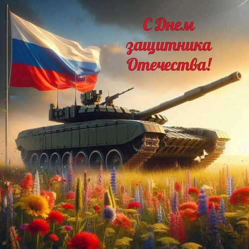 С 23 февраля поздравляем всех танкистов