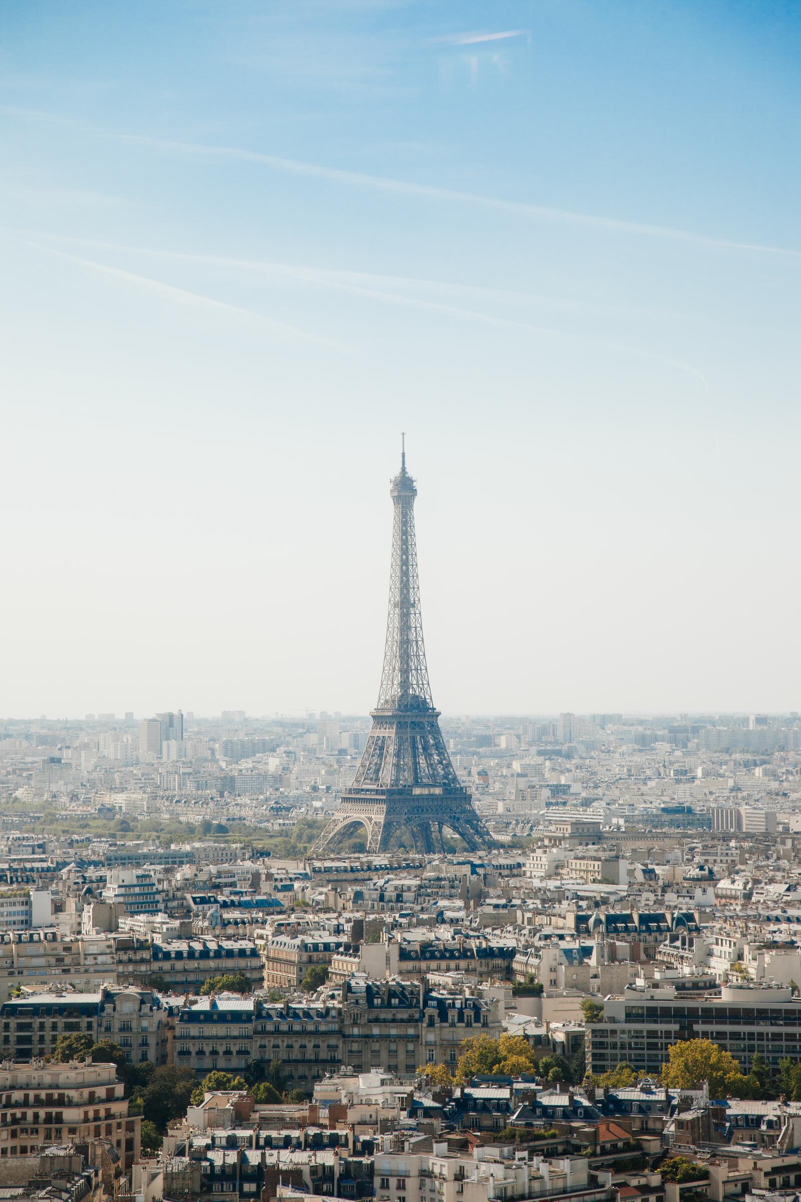 Wallpapers horizon city Eiffel Tower on the desktop