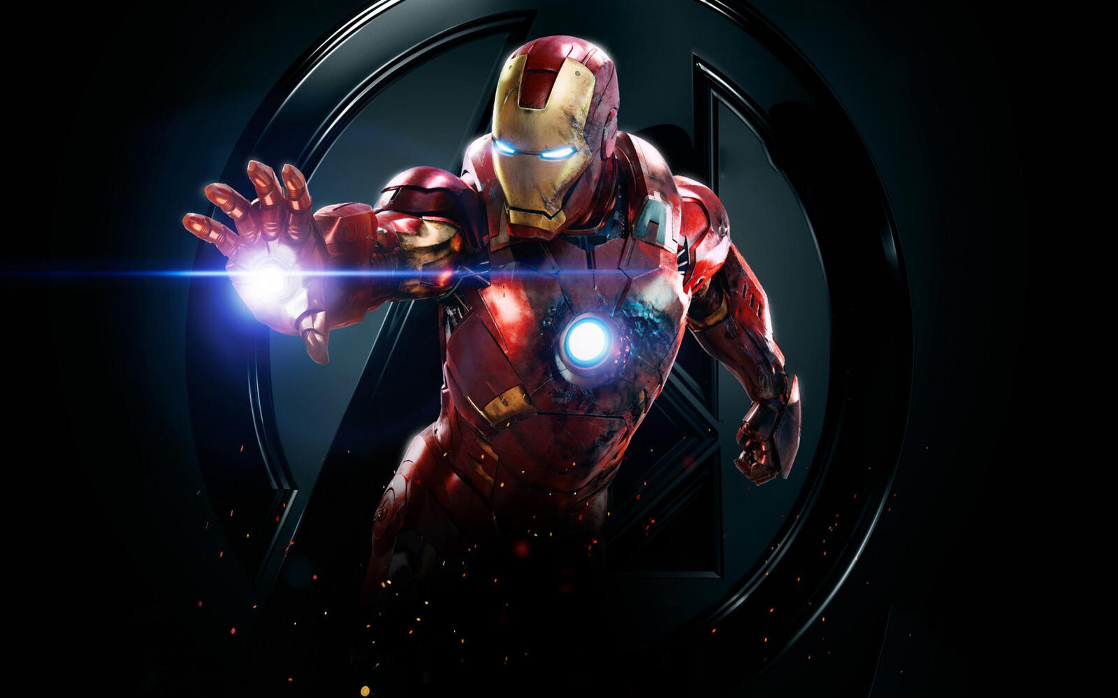 Wallpapers Iron Man Avengers superheroes on the desktop