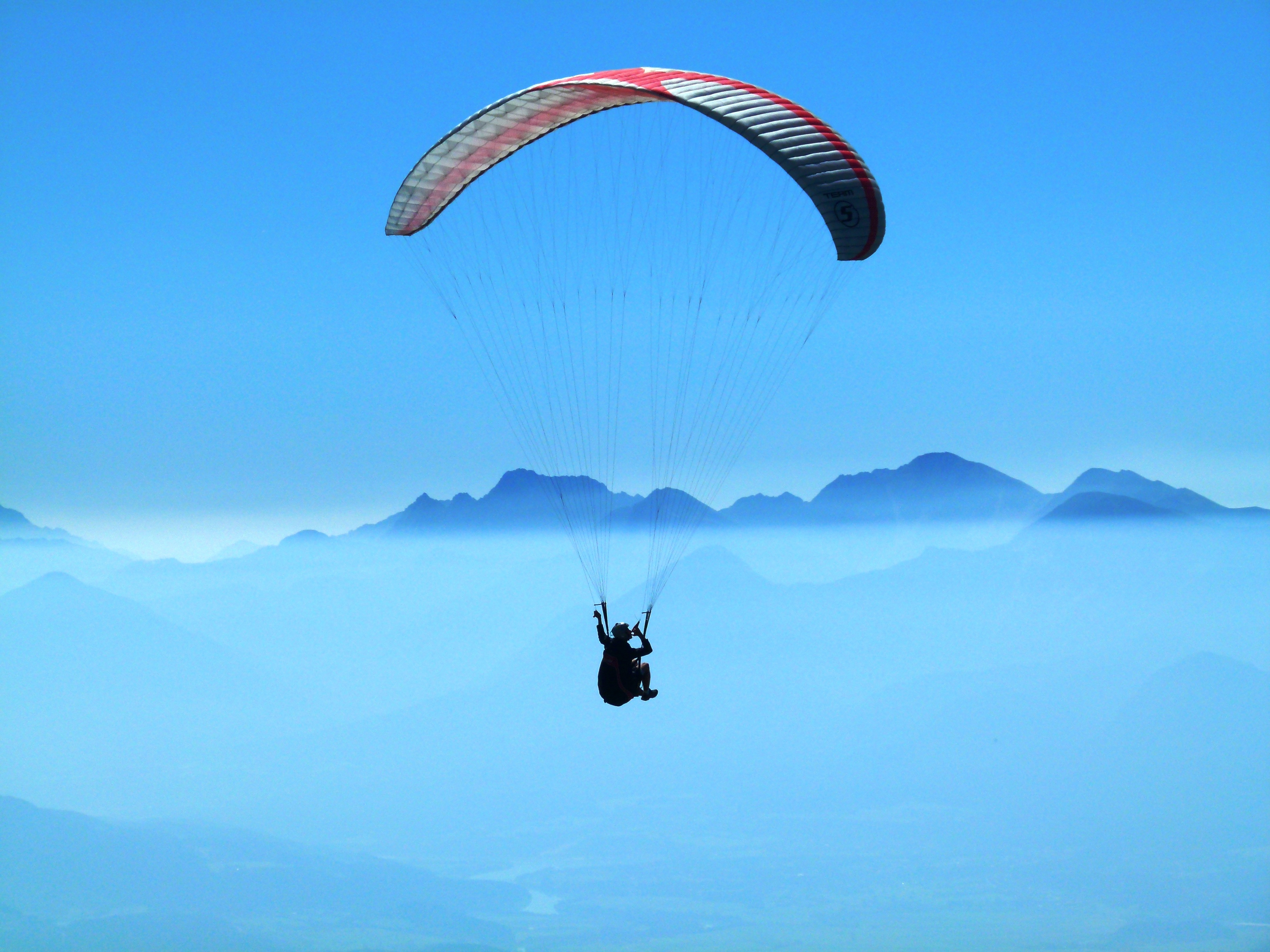 Wallpapers wing dawn extreme sport on the desktop