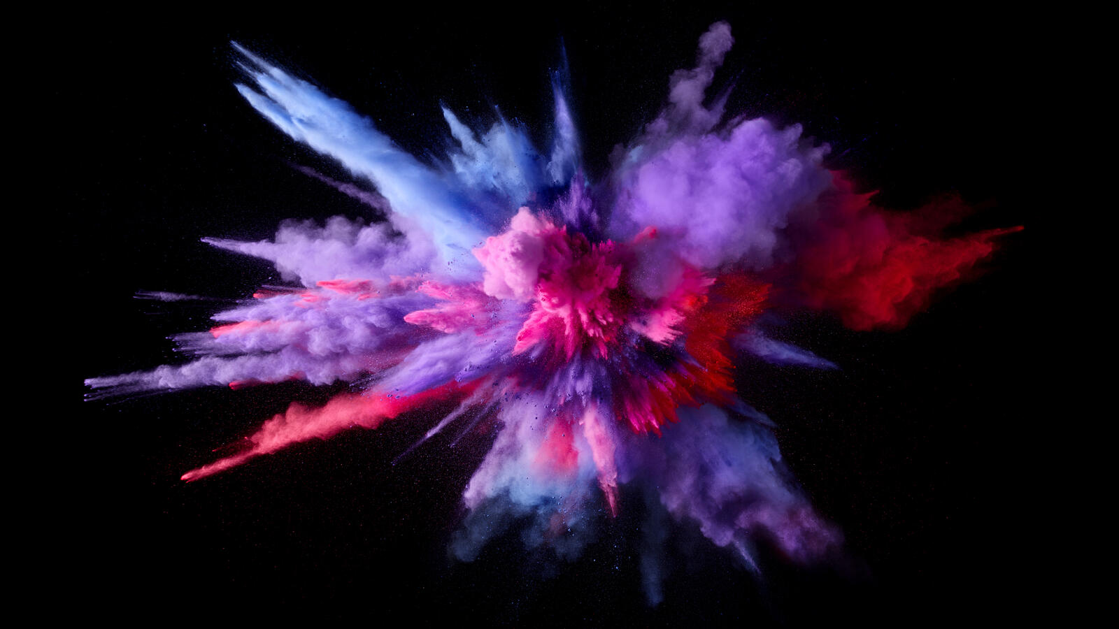 Wallpapers abstraction colorful explosion on the desktop