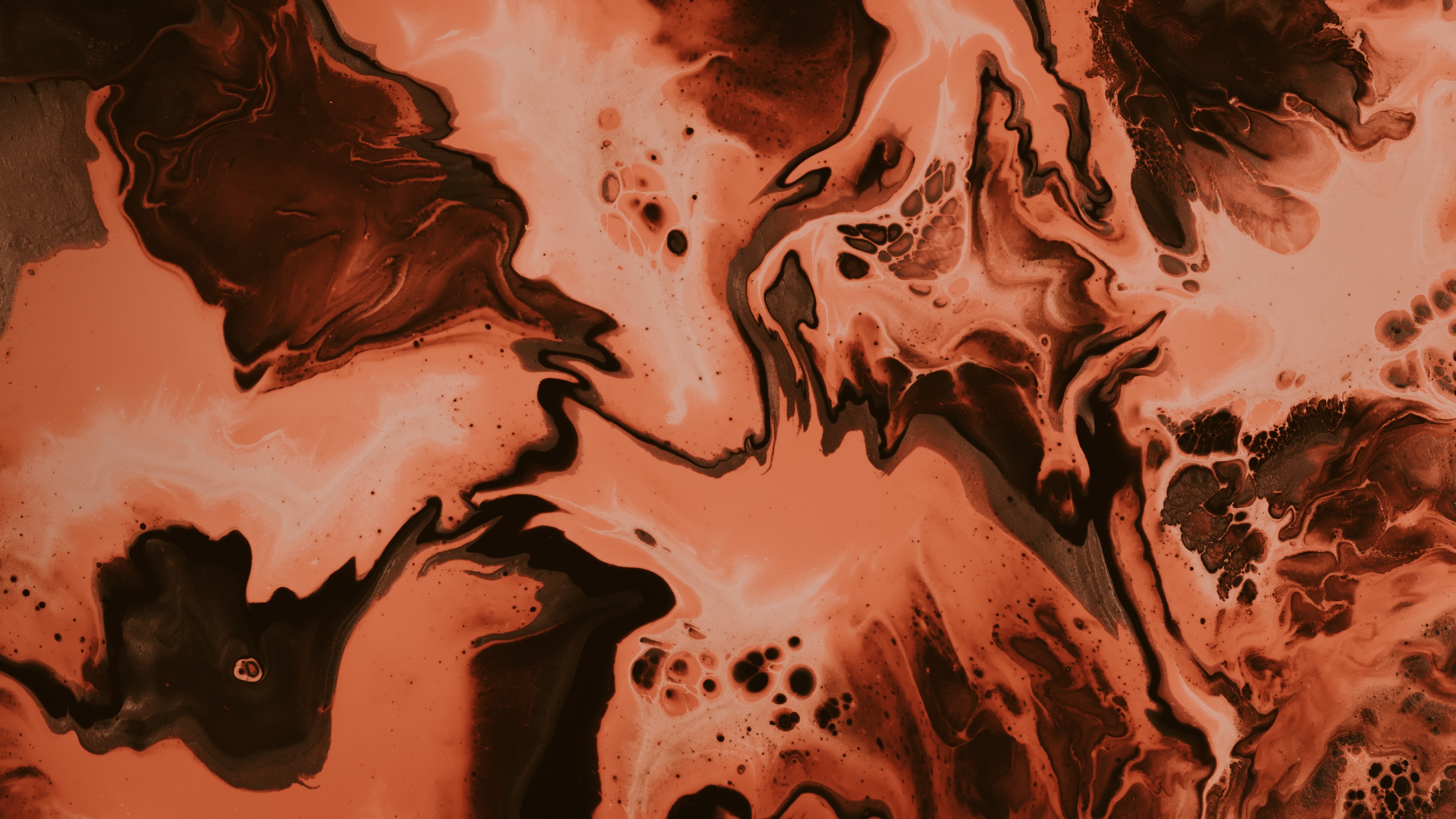 Бесплатное фото Расплывчатая поверхность оранжевого цвета