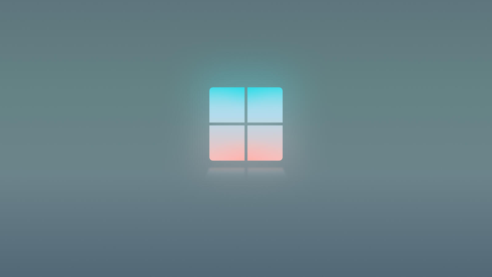 Бесплатное фото Логотип Windows 11 на сером фоне