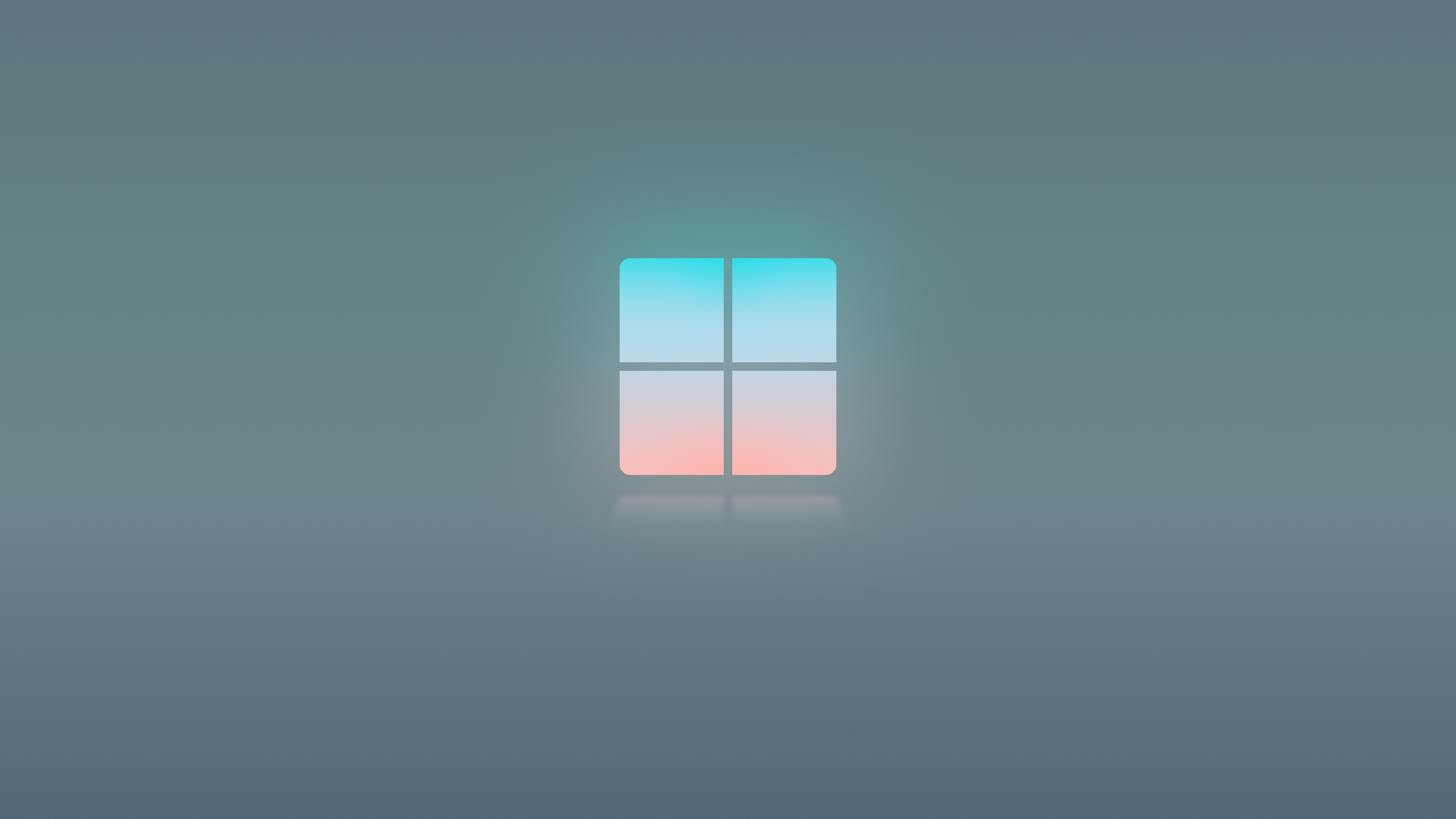 Free photo Windows 11 logo on gray background