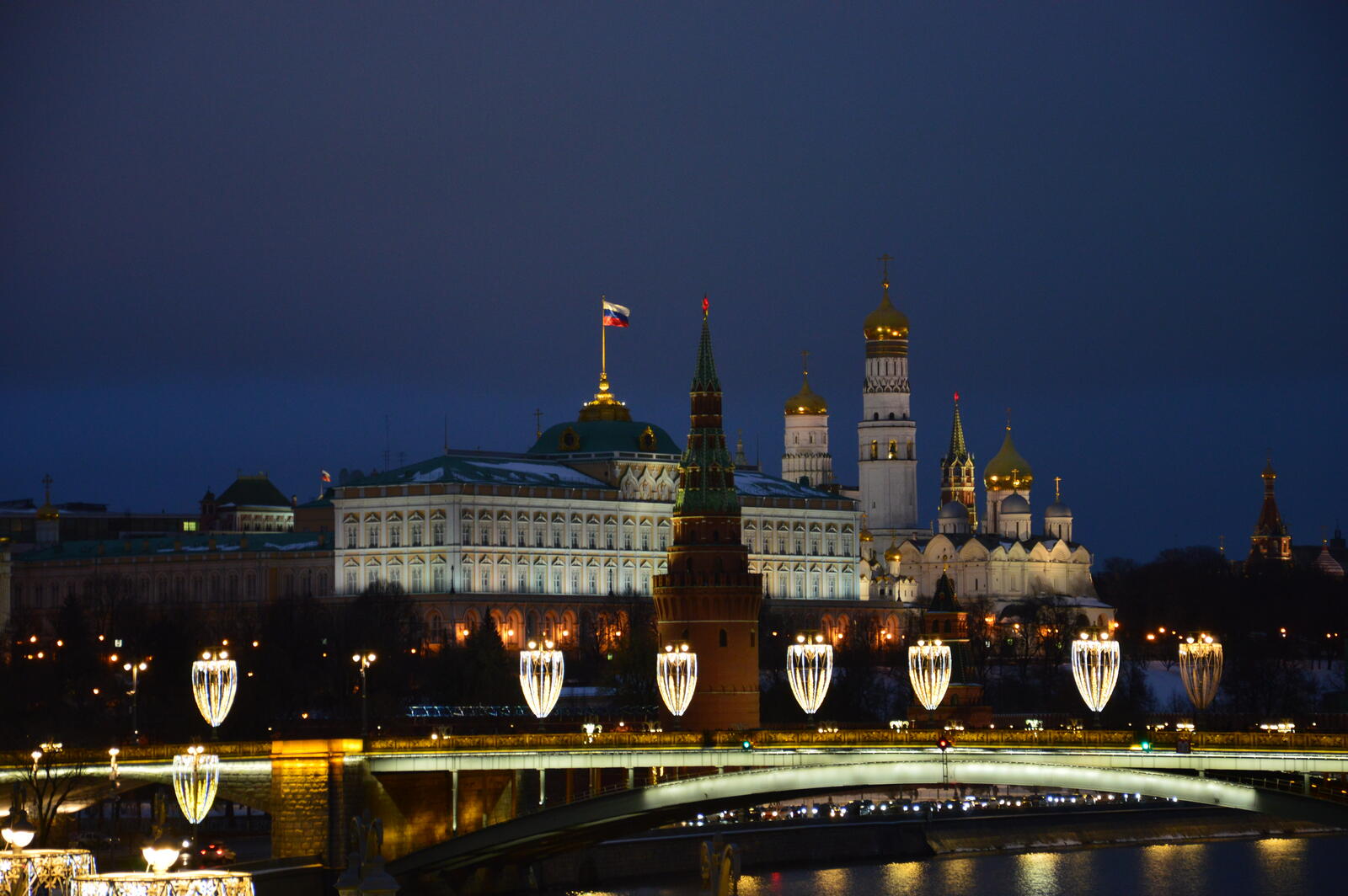 Обои Москва кремль архитектура на рабочий стол