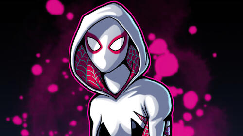 Gwen stacy in the hood.