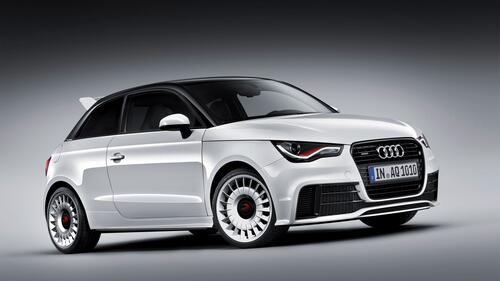Auidi a1 in white on rally rims