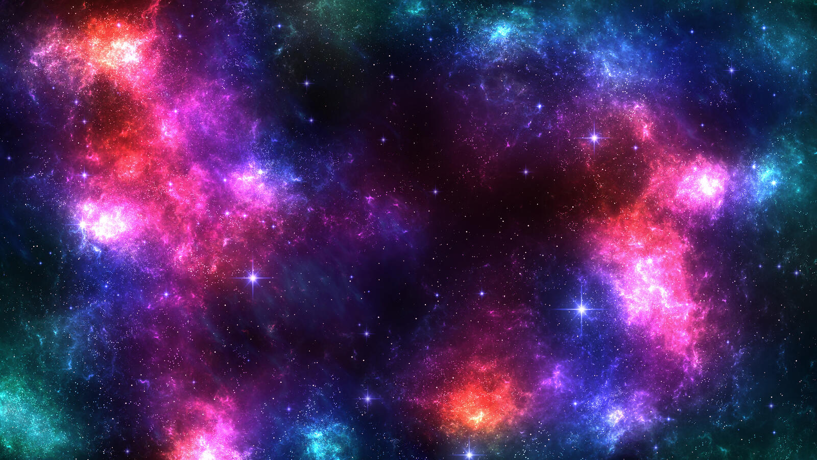 Wallpapers space artist color on the desktop