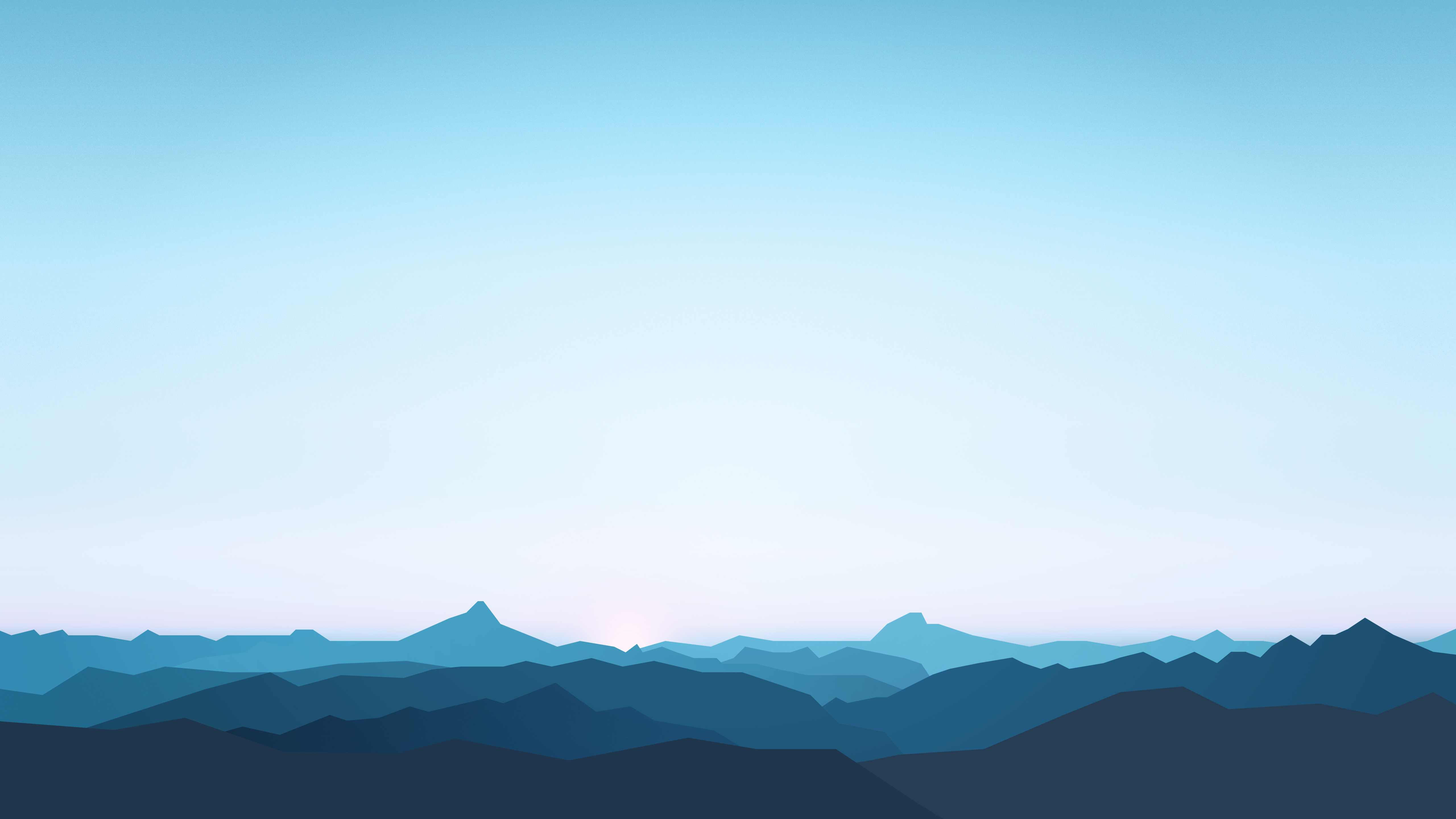 Wallpapers mountains landscape minimalism on the desktop